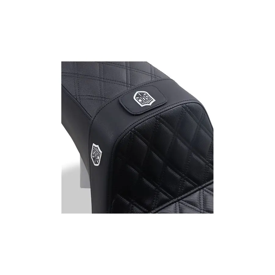 Sdc Pro Series Performance Gripper Seat With Backrest For 2006-2017 Fld/Fxd/Fxdwg 2