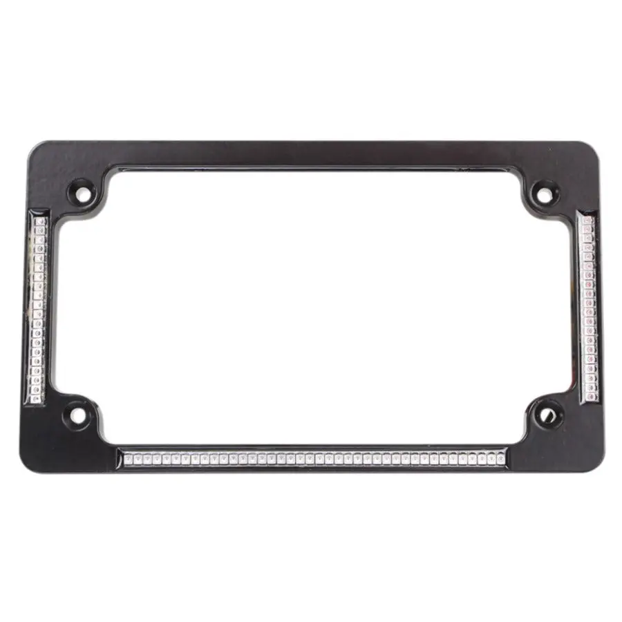 All-In-One License Plate Frame - Black 1