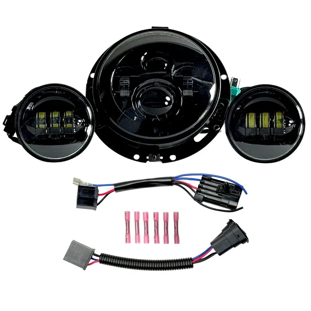 Moto Iron 7" Led Headlight Conversion Insert 6