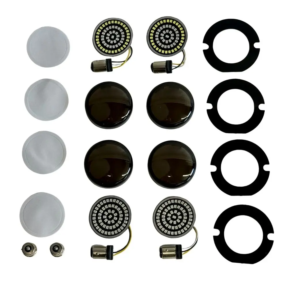 Moto Iron Led Turn Signal Conversion Kit For 2000-2024 Harley-Davidson 1