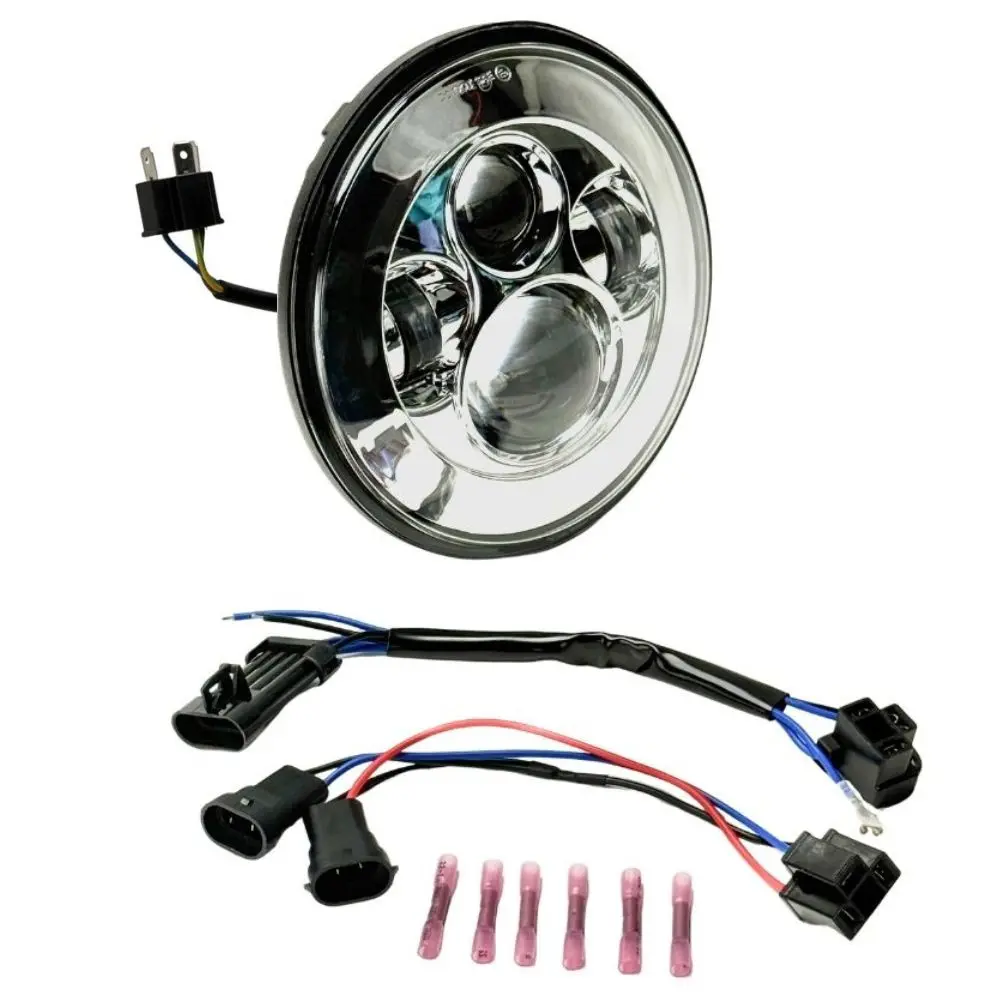 Moto Iron 7" Led Headlight Conversion Insert 5