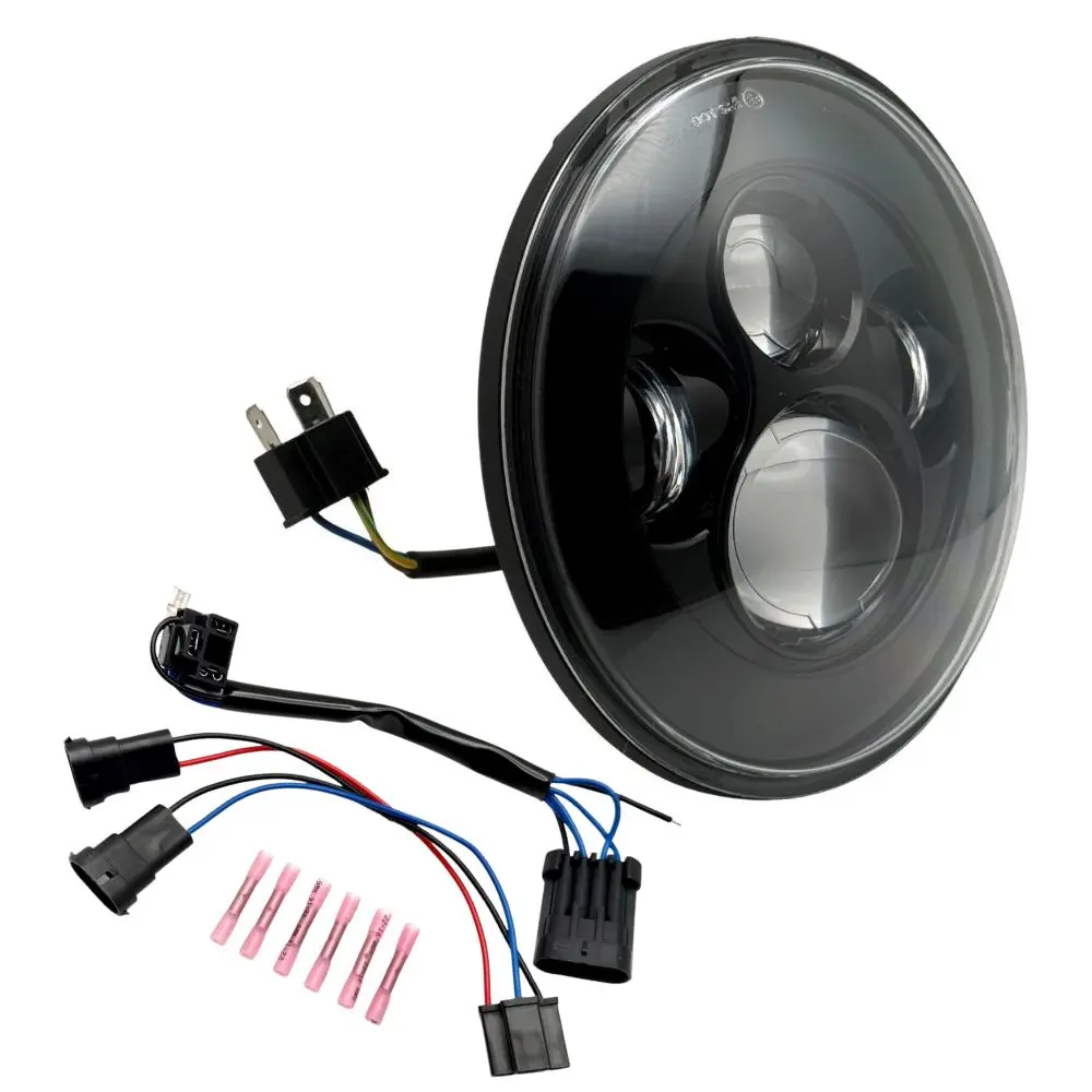 Moto Iron 7" Led Headlight Conversion Insert 4