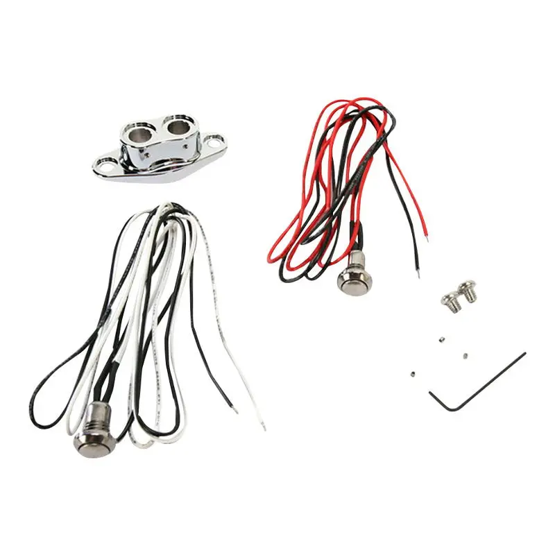 Chrome Dual Handlebar Button Switch Kit 1