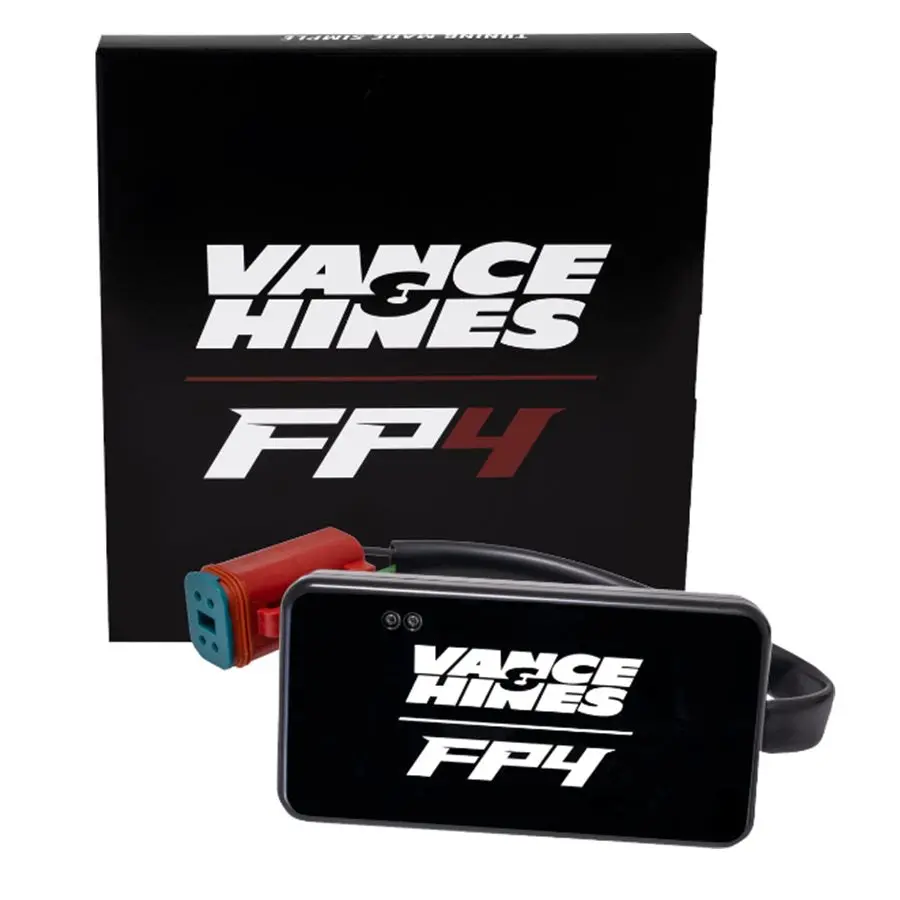 Vance And Hines Fp4 Fuelpak Tuner For Many 2007-2013 Harley-Davidson—Red 4-Pin J1850 Bus Data Port Connector 1