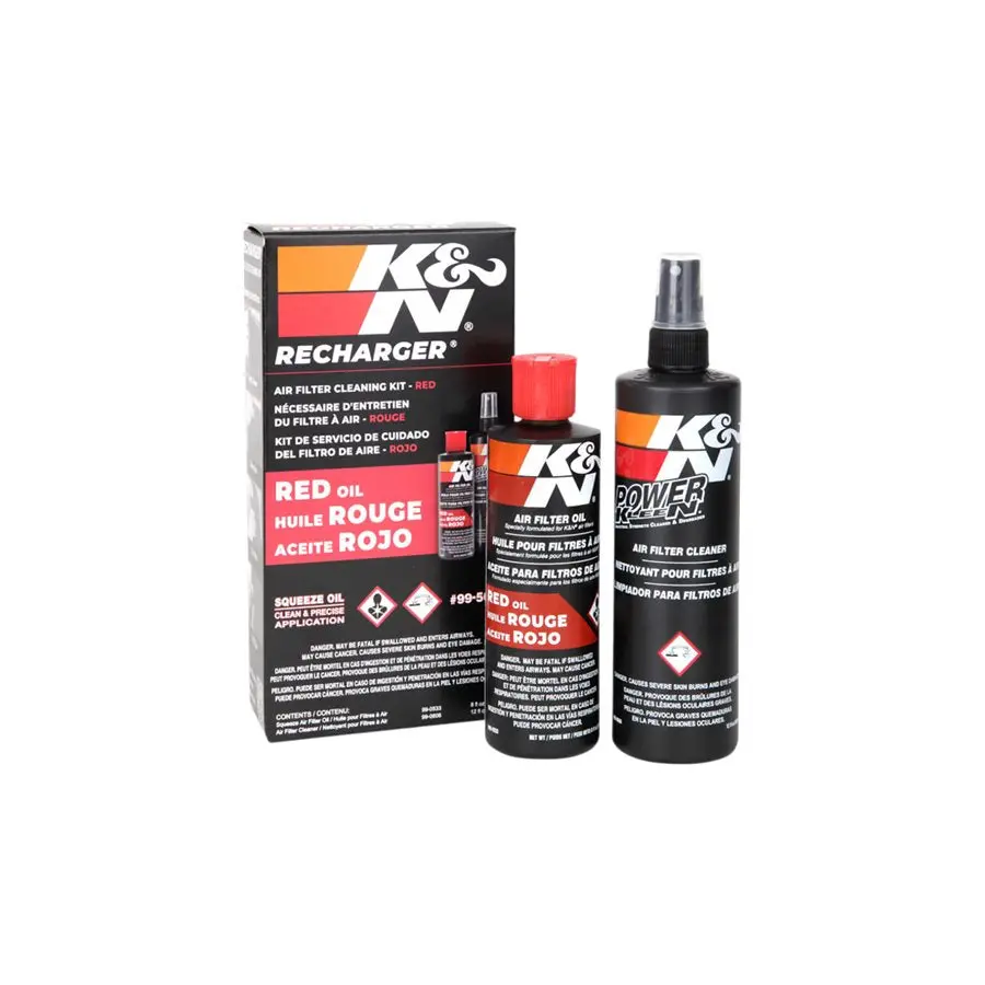 K&N Recharger Air Filter Cleaner/Oil Kit 1
