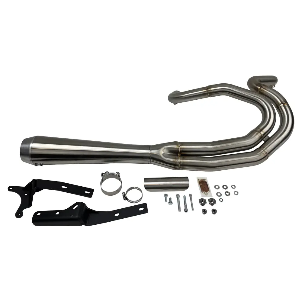 Road Rage Iii Stepped 2-Into-1 Stainless Exhaust 1991-17 Fxd Dyna (91-17 W/Mids)(07-17 W/Forwards) 2