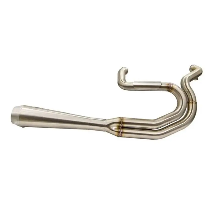 Bassani Greg Lutzka 2-Into-1 Stainless Exhaust For Harley-Davidson Dyna 1991-2017 2