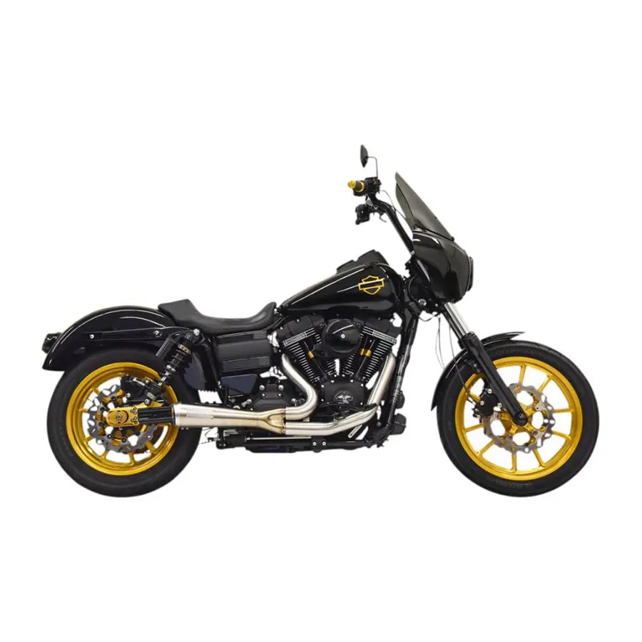 The Ripper Road Rage 2-Into-1 Stainless Exhaust 06-17 Fxd (W/Mids), 07-17 Fxd/Fxdwg (W/Forwards) 1