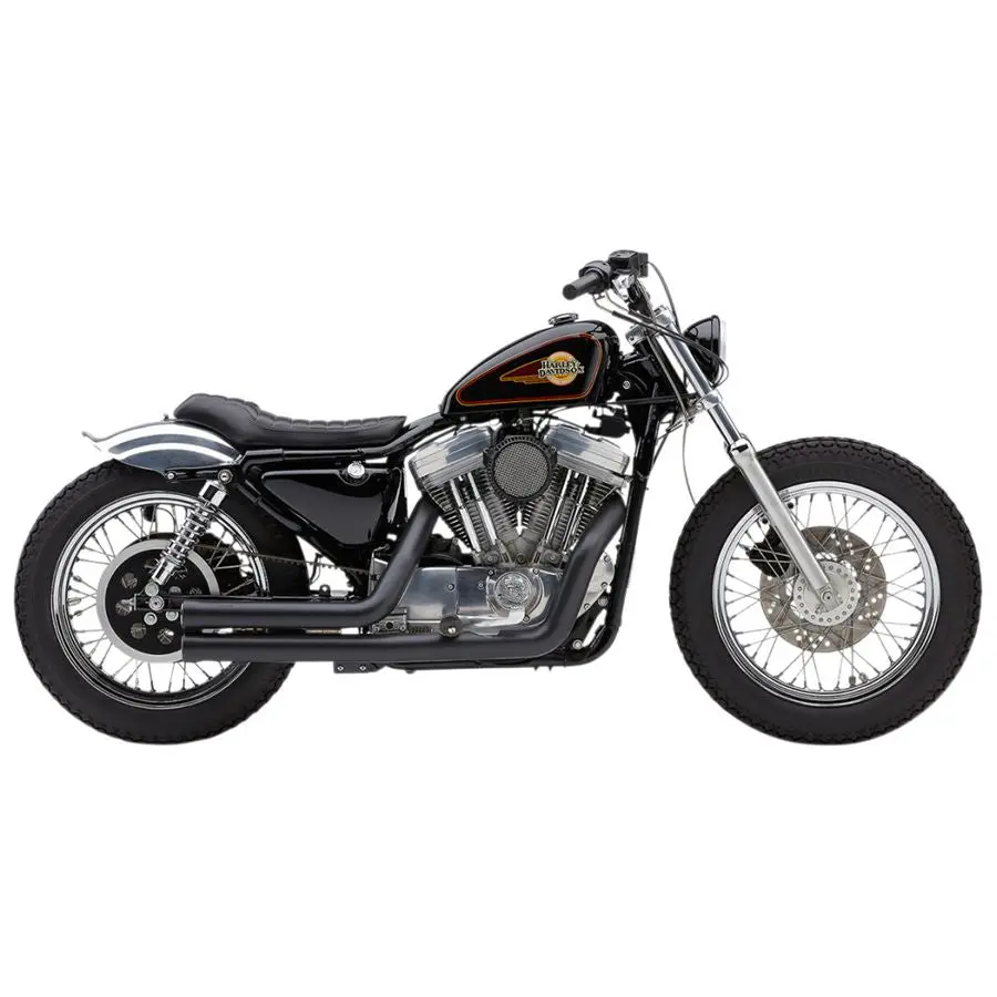 Speedster Short 909 Exhaust System - 1986-2003 Sportster Xl - Black 1