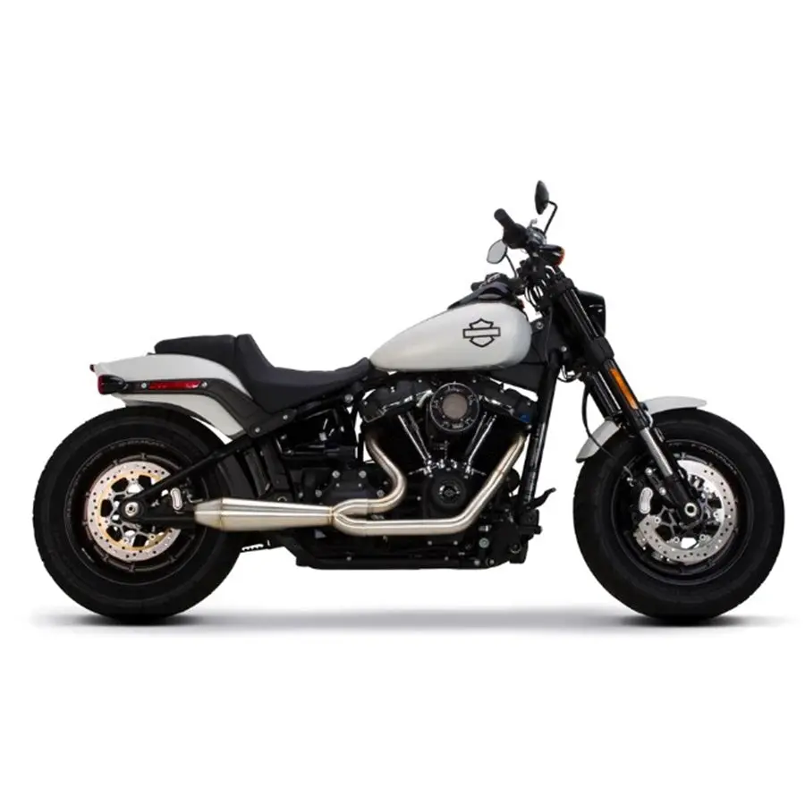 Two Bros. Gen Ii Stainless 2 Into 1 Exhaust For Harley Davidson M8 Softail 1