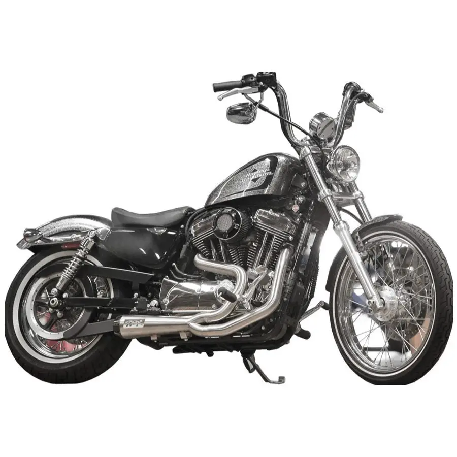 Two Bros. Comp S Stainless 2 Into 1 Exhaust For Harley Sportster 2014-2023 1