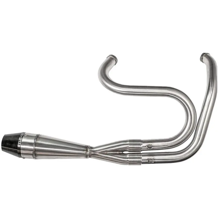 Sawicki - Shorty 2 Into 1 Pipe Fits '04-'21 Sportster Models -Stainless 1