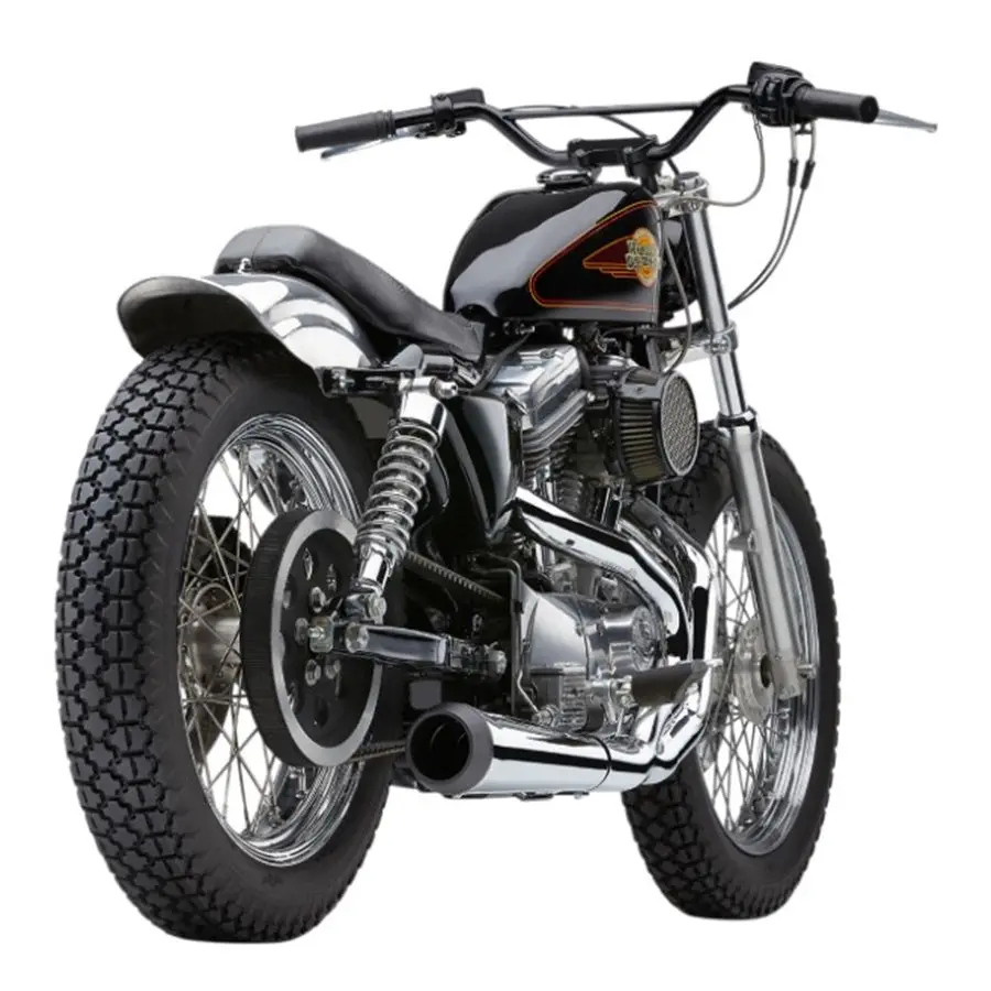 El Diablo Sportster 2:1 Exhaust - Chrome - 4" For '86-'03 Xl Models 2