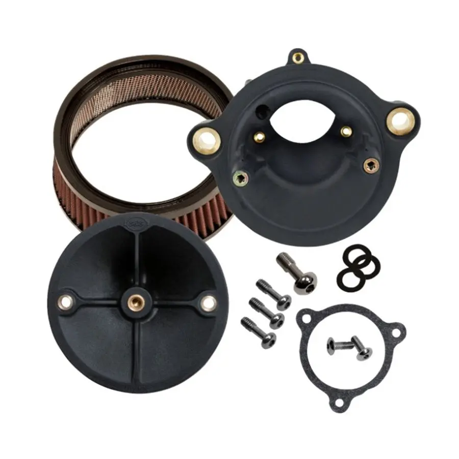 Stealth Air Cleaner Kit - Black Cover - For 23 Cvo Road Glide & 24+ Touring 2