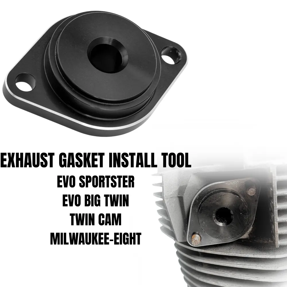 Moto Iron Exhaust Gasket Installation Tool For 1984-Up Harley-Davidson Big Twin And Sportster 1