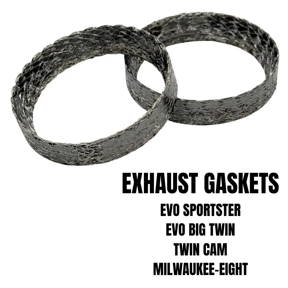 Moto Iron Exhaust Gasket Set For 1984-Up Harley-Davidson Big Twin And Sportster 1