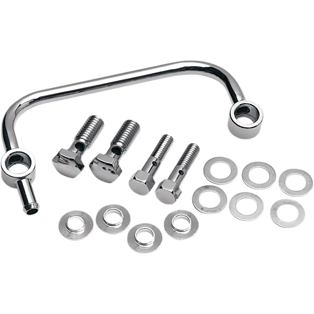 Drag Specialties Head Breather Kit For Harley-Davidson Big Twin Evo And Twin Cam With Aftermarket Air Cleaner 1
