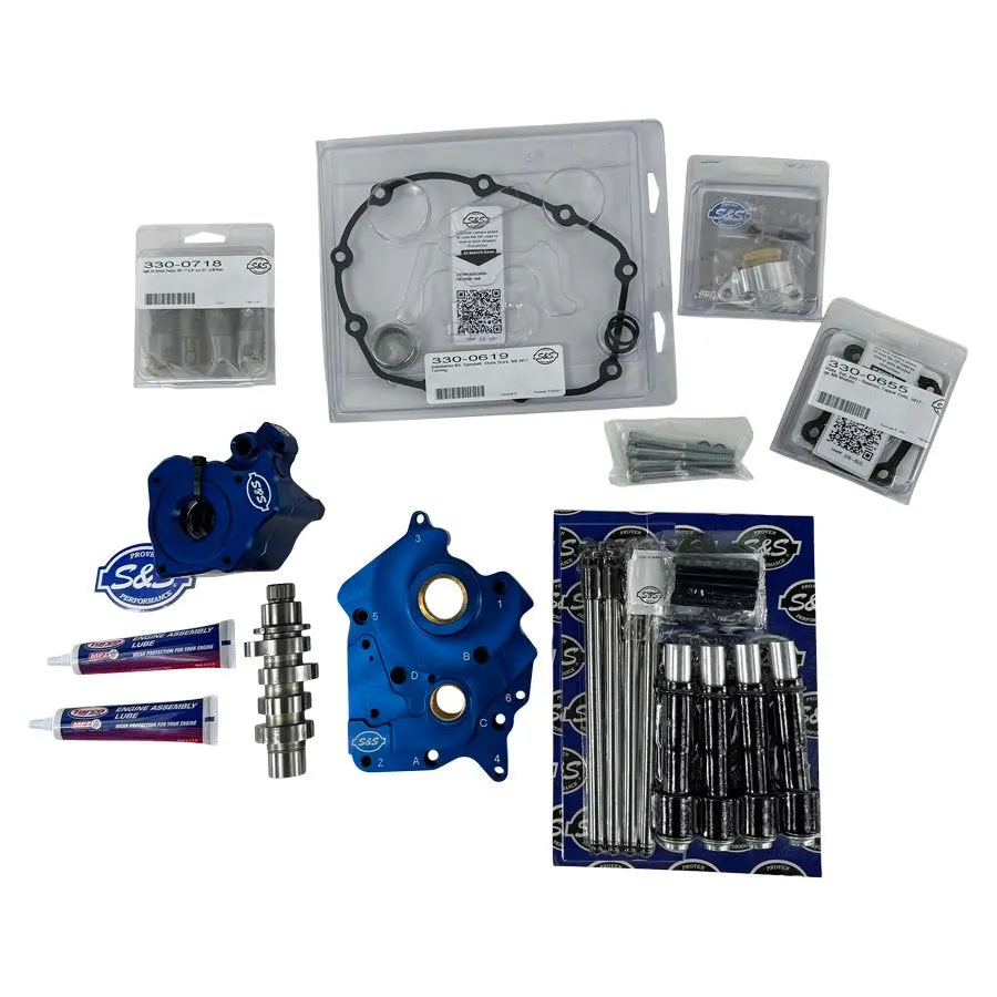 S&S Complete Camchest Kit For 2017-Up Harley-Davidson M8 (Air/Oil Cooled Only) 2