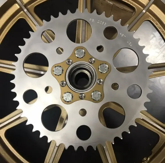 Hhb Harley Davidson Sprocket Lock System - Gold 1