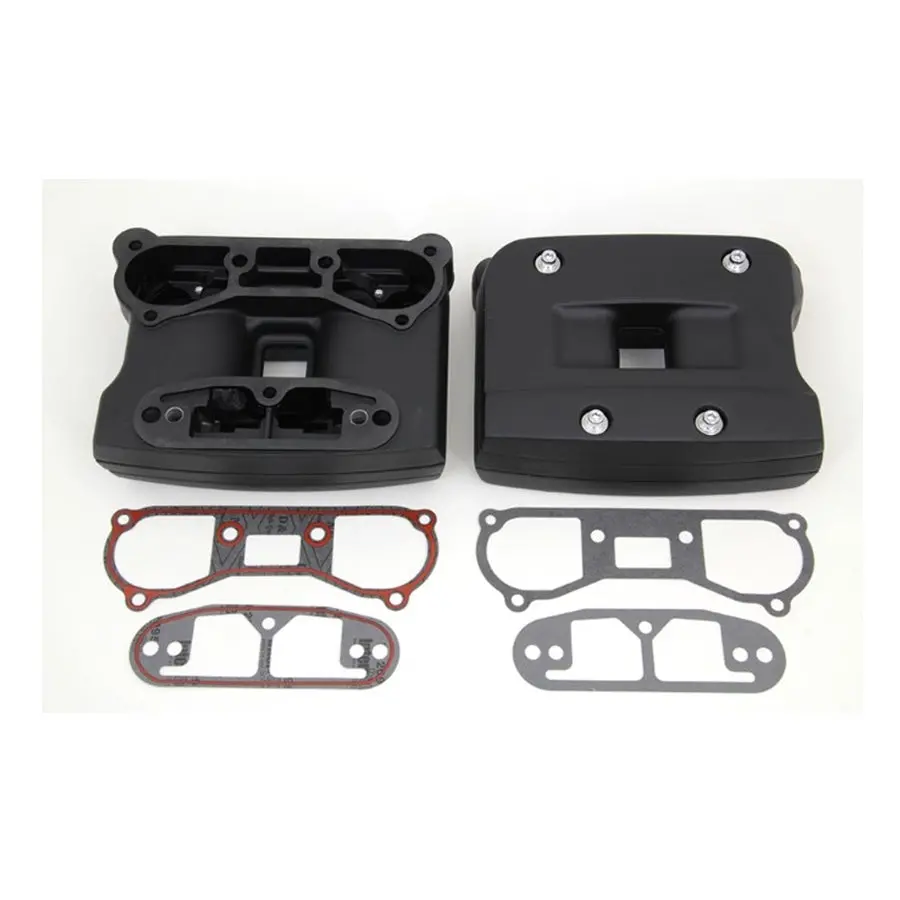 Black Rocker Box Cover Set - 92-99 Big Twin Models 2