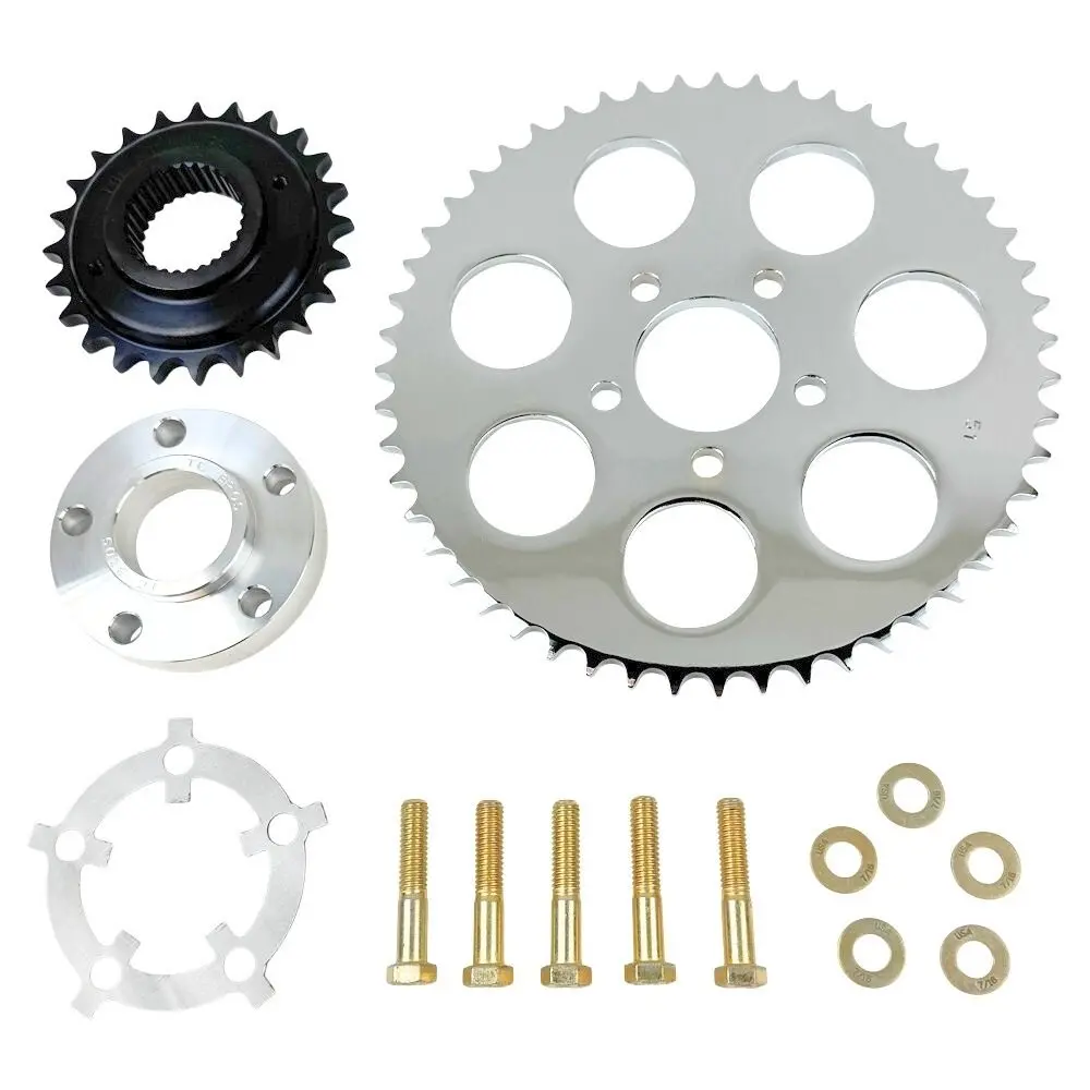 Tc Bros. Belt-To-Chain Drive Conversion Kit For 2018-Up Harley-Davidson Low Rider S And St 2