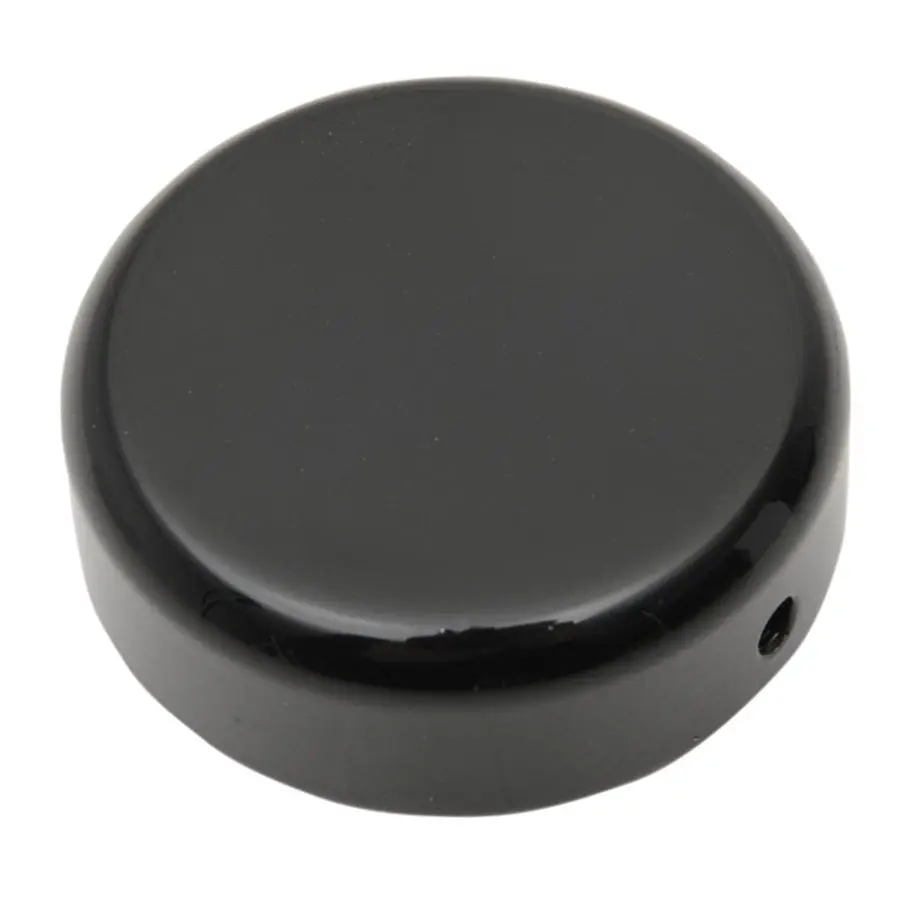 Steering Stem Bolt Cover For 87-09 Sportster 99-17 Dyna - Black 1