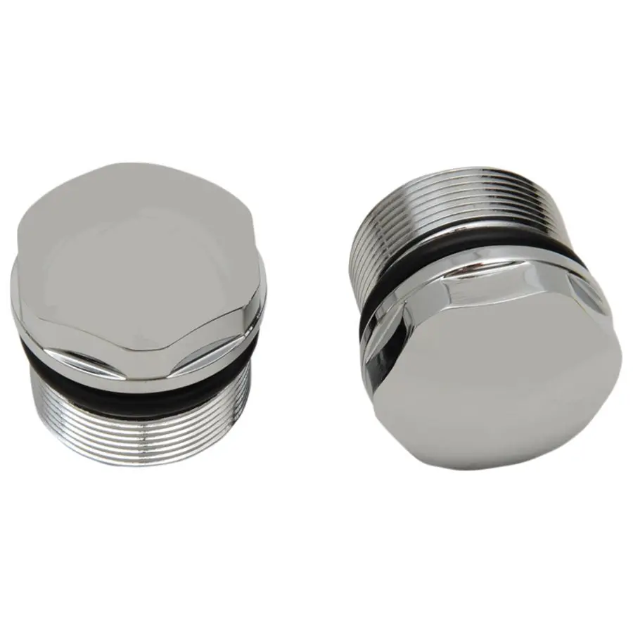 Fork Tube Caps For 39Mm 99-09 Dyna Fxd (Except Fxdx/Fxdxt) 88-07 Sportster (Except Xl1200s) 1