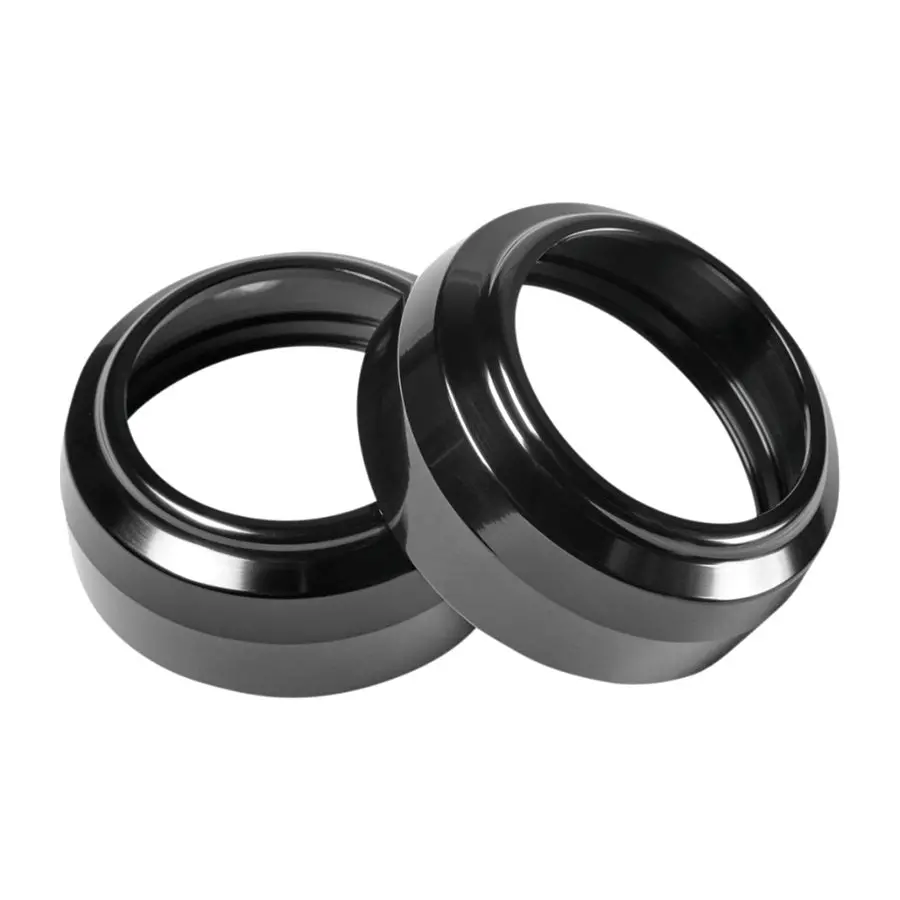 Performance Machine - Black 49Mm Fork Dust Cap Fits '06-'17 Dyna, '18-Up M8 Softail Models 1