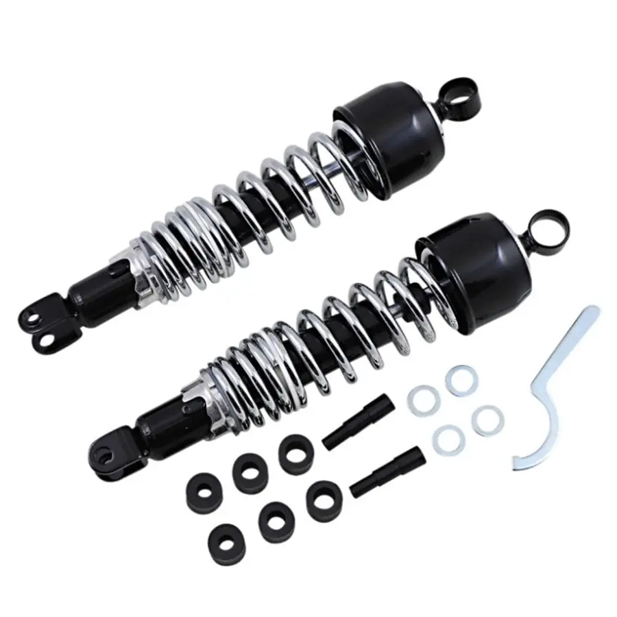 Classic Shocks - Black - Eye/Clevis - 13.4" For Honda Cb, Vt And Yamaha Xs Models 1