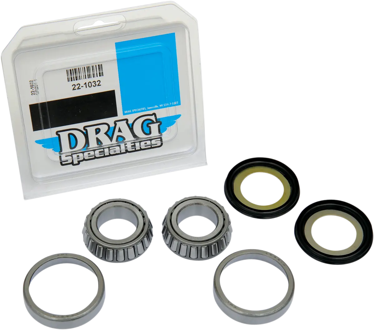 Drag Specialties 1" Neck Bearing Kit For Harley-Davidson 1