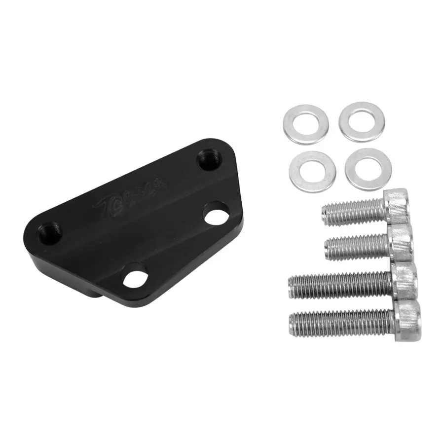 Tc Bros. Black Axial Brembo Front Rh Bracket 2000-2017 Harley Stock Rotor 1
