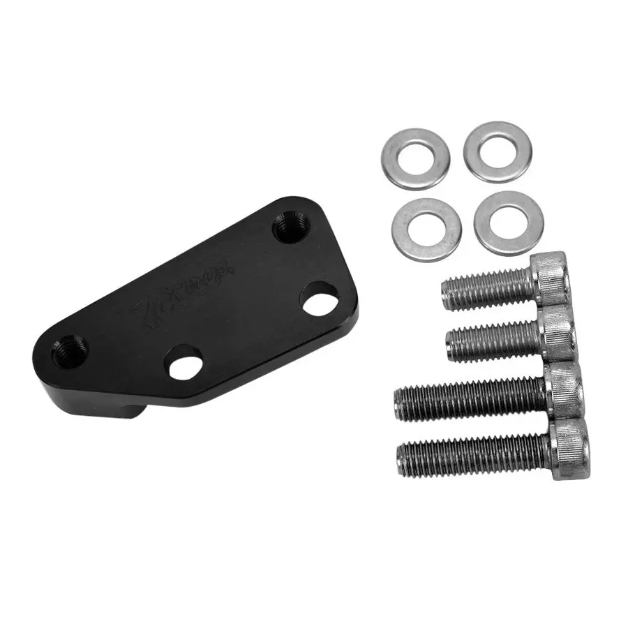 Tc Bros. Black Axial Brembo Front Lh Bracket 2000-2007 Harley 12.6In Rotor 1