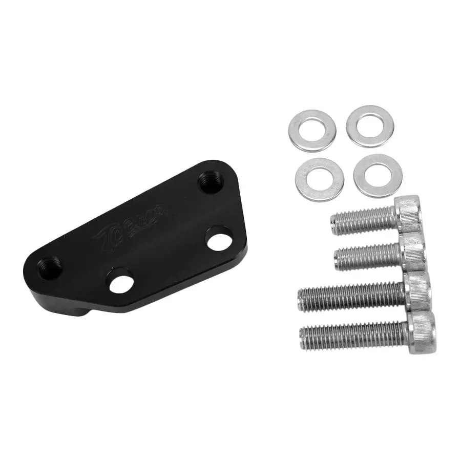 Tc Bros. Black Axial Brembo Front Lh Bracket 2008-2017 Harley 12.6In Rotor 1