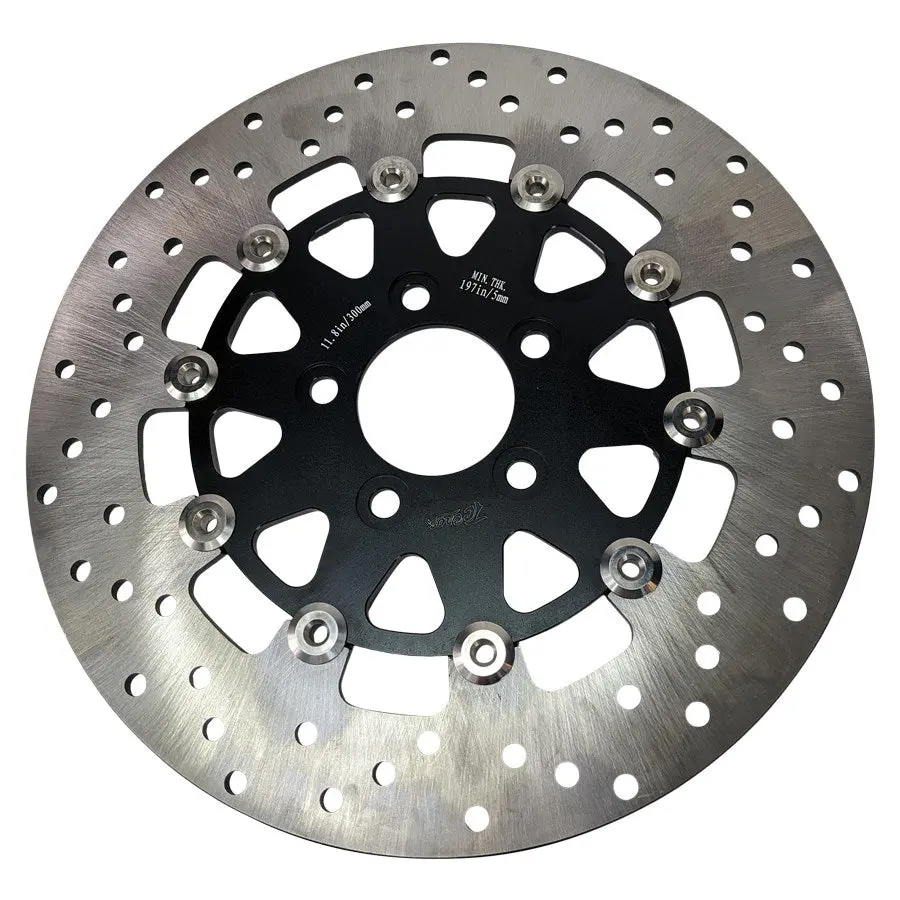 Tc Bros. 11.8" Rear Floating Brake Rotor For 2008-Up Harley-Davidson Bagger 1