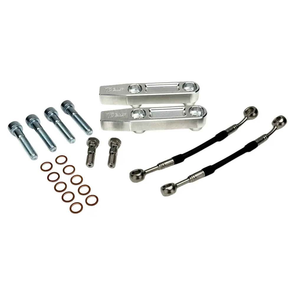 Tc Bros. Pro Series Radial Caliper Brake Line Kit For 2014-2023 Harley-Davidson Touring 1