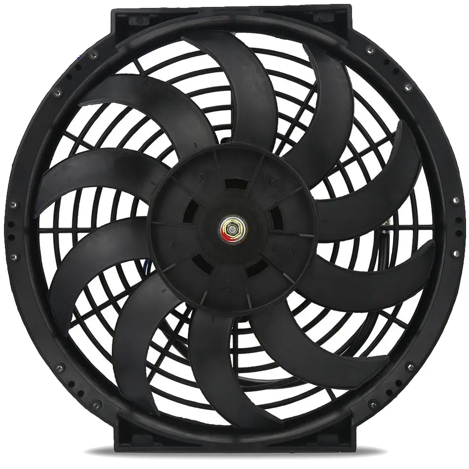 12-13 Inch 130W Performance Motor 12 Volt Electric Radiator Cooling Fan 2