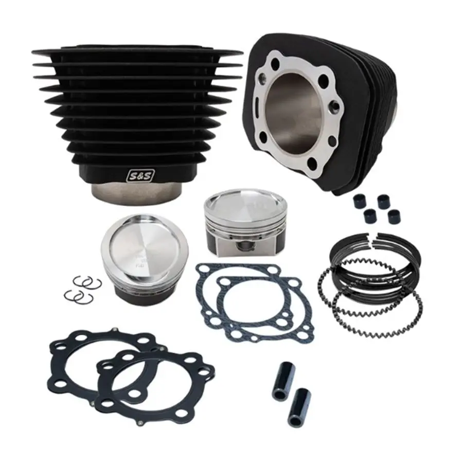 883 To 1200Cc Conversion Kit For 1986-2019 Hd Sportster Models - Wrinkle Black Finish 1