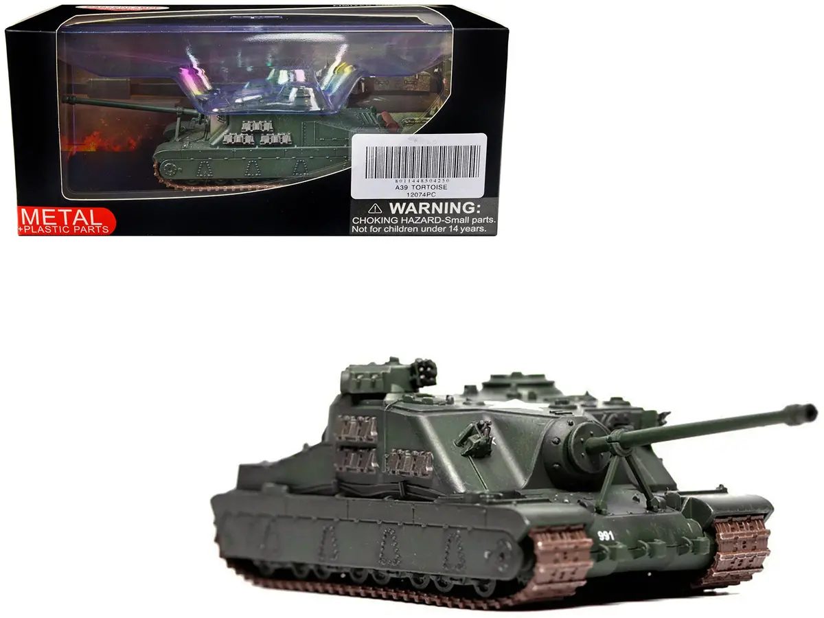 Tortoise A39 Heavy Assault Tank British Army 1/72 Diecast Model By Panzerkampf 1