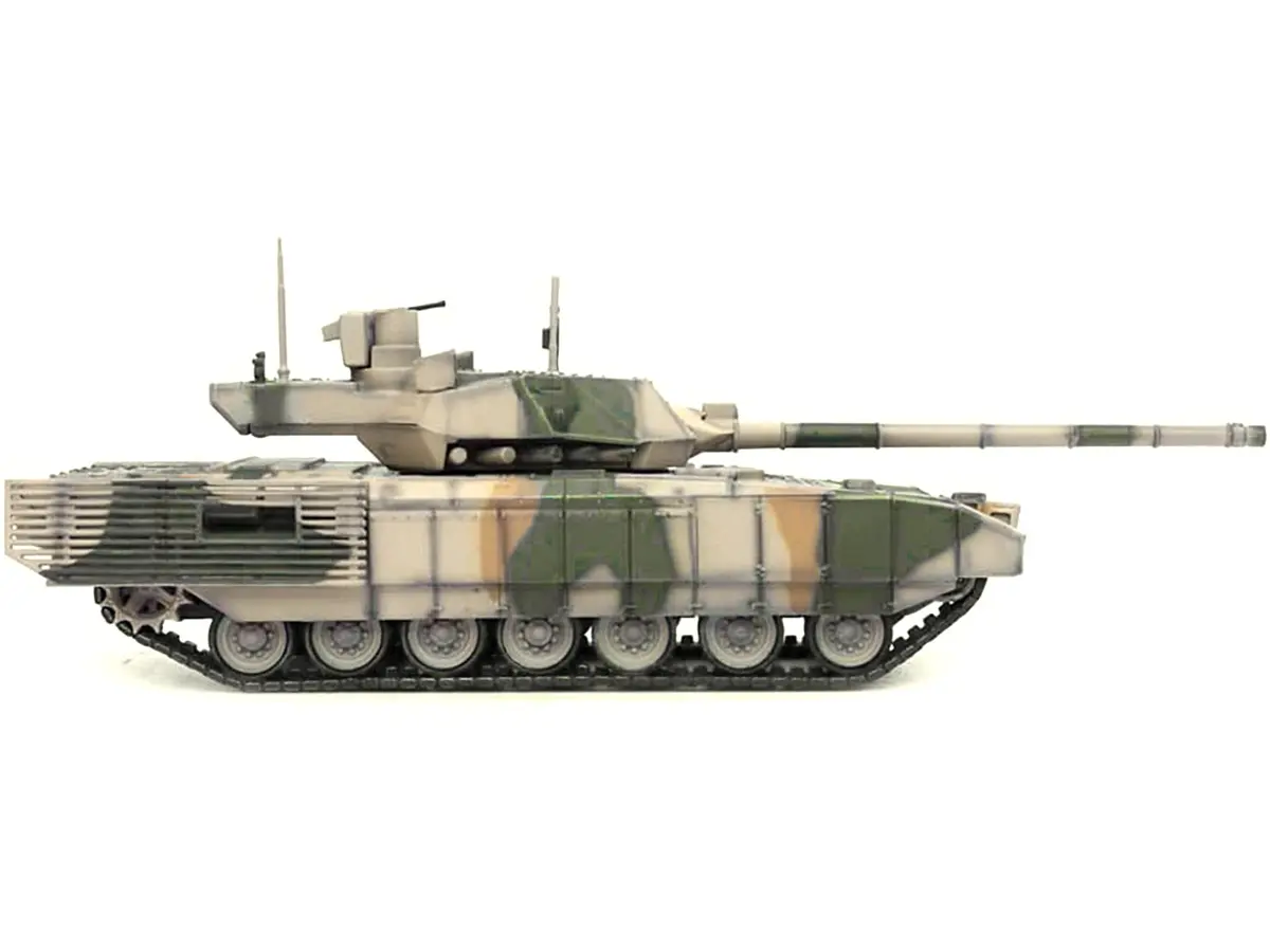 Russian T14 Armata Mbt (Main Battle Tank) Multi-Camouflage "Armor Premium" Series 1/72 Diecast Model By Panzerkampf 2