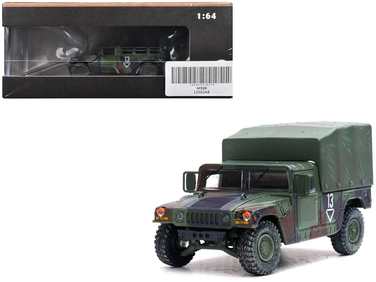 M998 Hmmwv "2Nd Battalion 3Rd Field Artillery Regiment 1St Armored Division Stationed In Germany" (1999) United States Army "Military Miniature" Series 1/64 Diecast Model By Panzerkampf 1