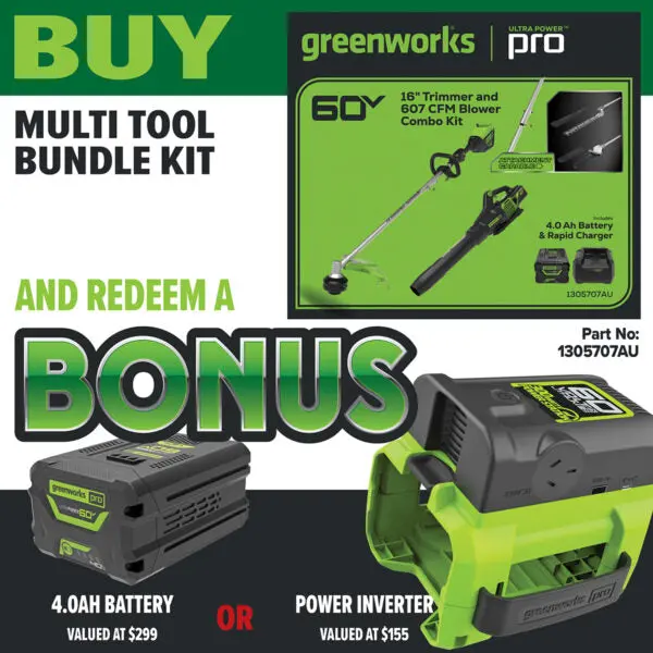 Greenworks 60V Multi Tool Value Kit 1