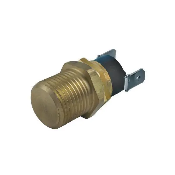 Electric Fan Npt Thread-In Thermostat Temperature Switch Sensor Wiring Kit 2