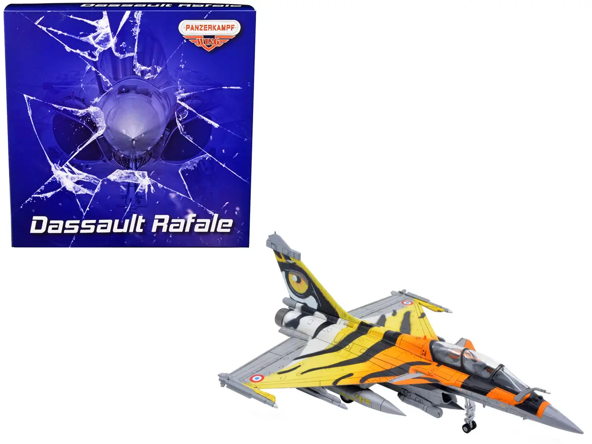 Dassault Rafale B Fighter Jet "Ocean Tiger" With Missile Accessories "Panzerkampf Wing" Series 1/72 Scale Model By Panzerkampf 1
