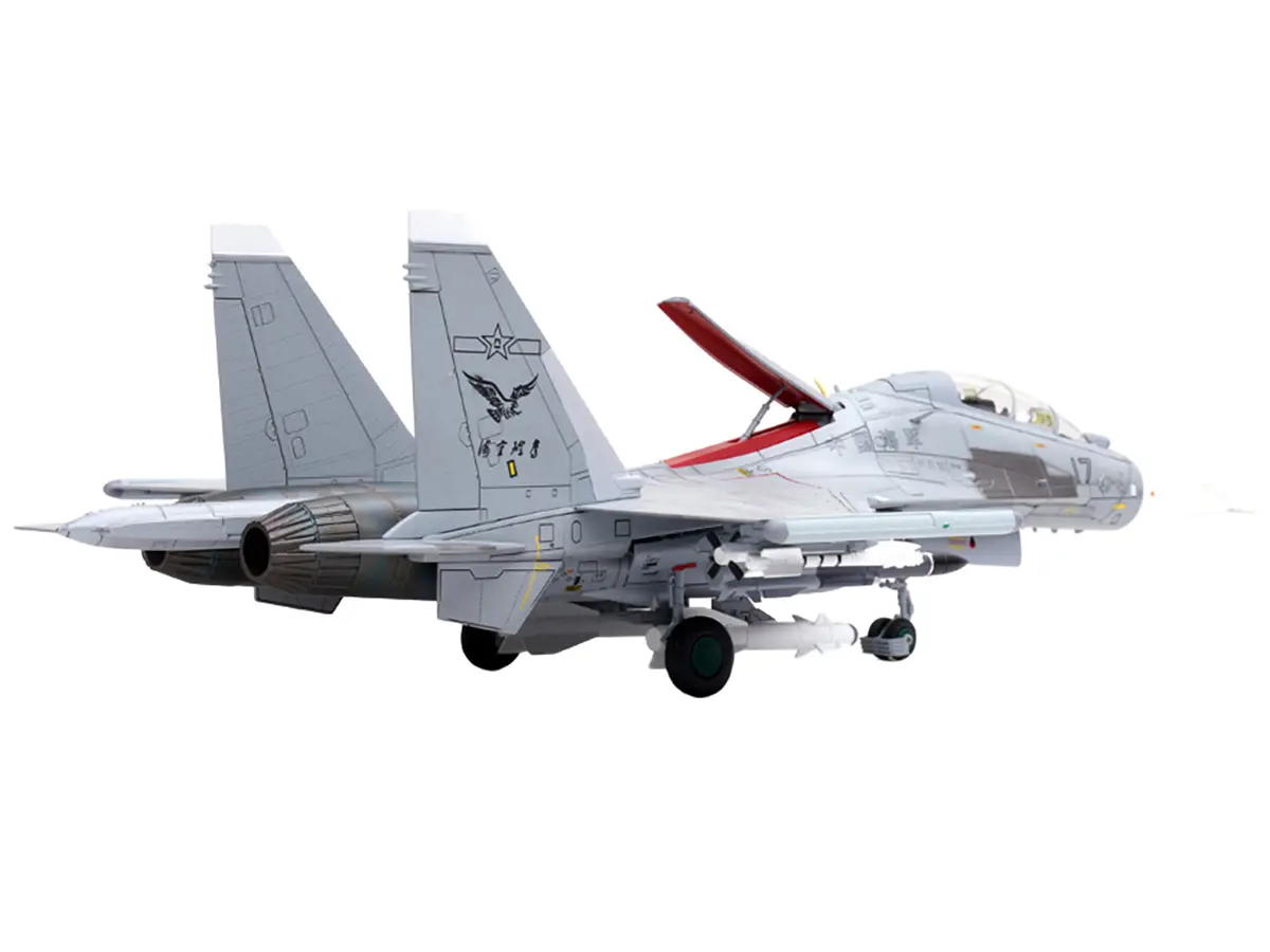 Sukhoi Su-30Mkk Flanker-G Fighter Aircraft #17 "People's Liberation Army (Pla) Naval Aviation's Sea And Air Eagle Regiment" Chinese Air Force "Wing" Series 1/72 Diecast Model By Panzerkampf 2