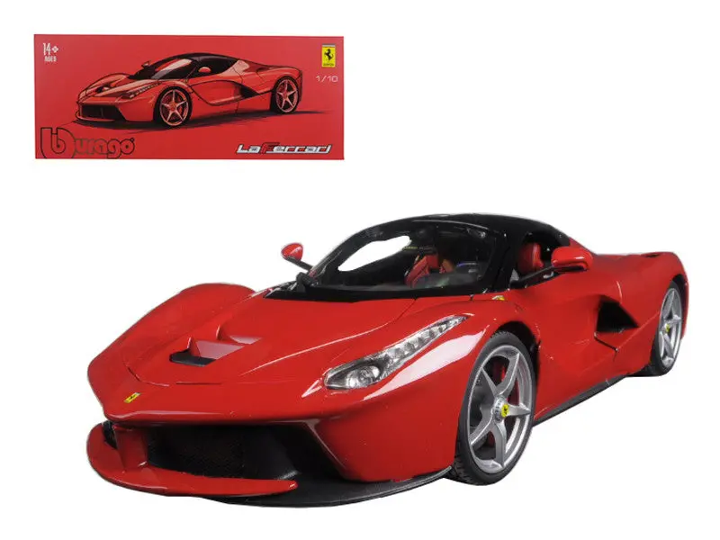 Ferrari Laferrari F70 Red With Black Top "Signature Series" 1/18 Diecast Model Car By Bburago 1