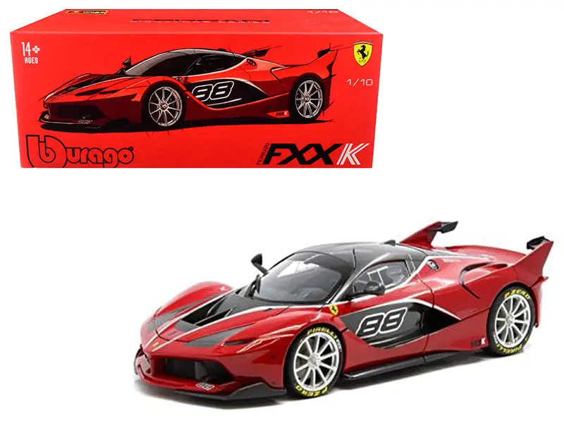 Ferrari Fxx-K #88 Red Signature Series 1/18 Diecast Model Car By Bburago 1