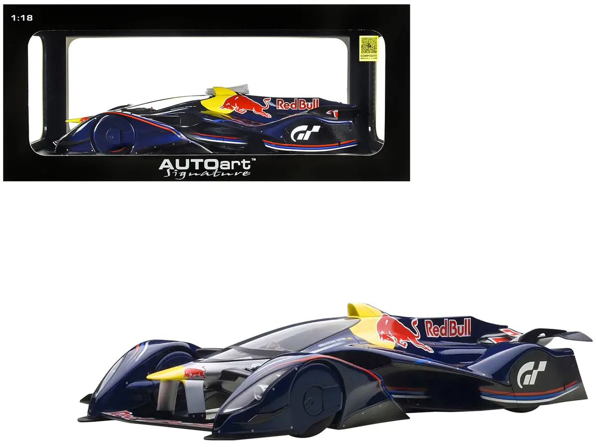 Red Bull X2014 Fan Car Red Bull Color Sebastian Vettel 1/18 Model Car By Autoart 1