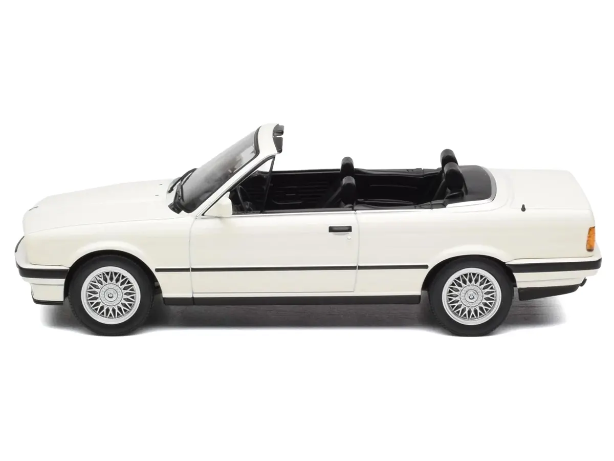 1991 Bmw 325I Cabriolet Alpine White 1/18 Diecast Model Car By Norev 2