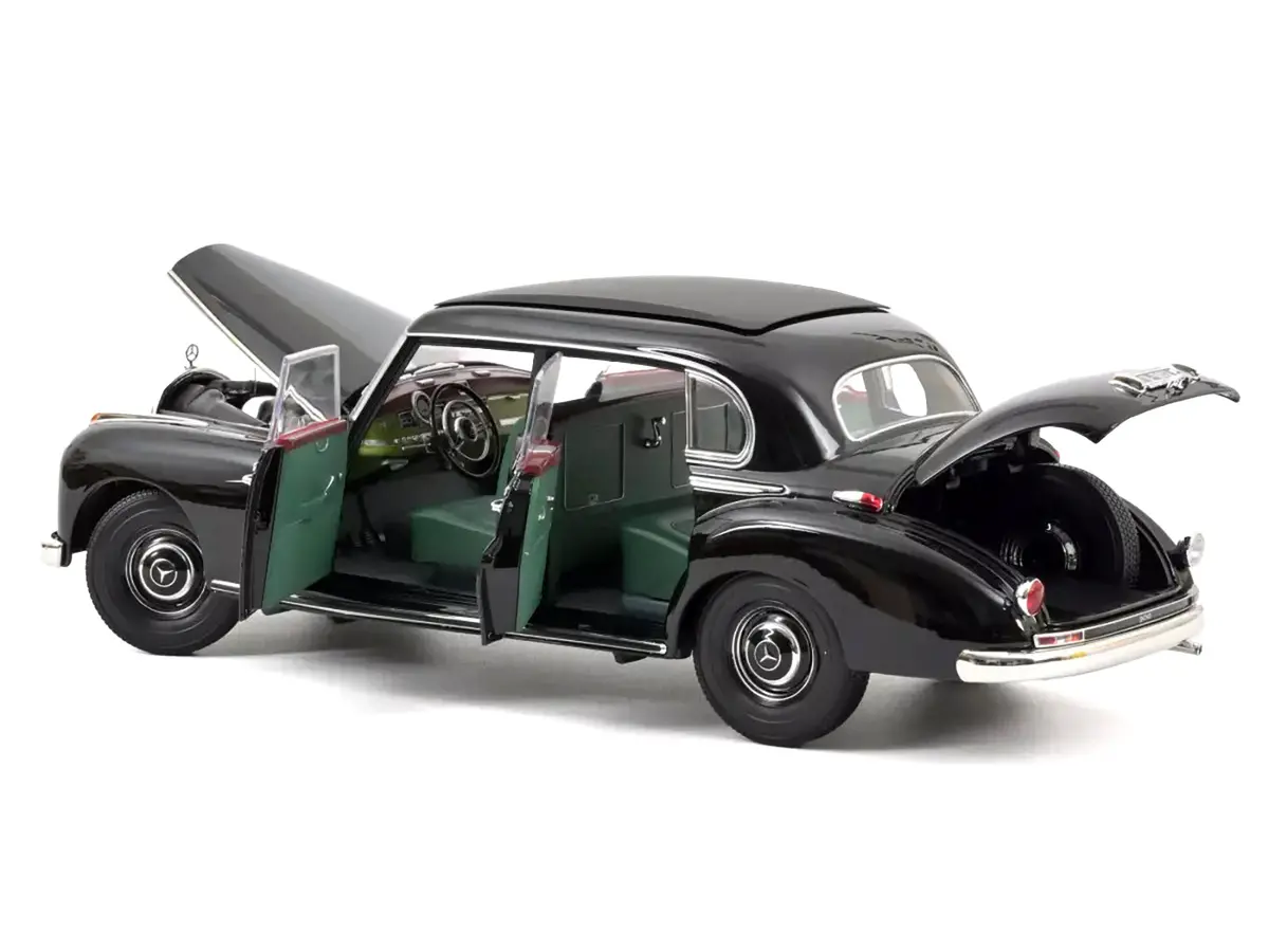 1955 Mercedes-Benz 300 Black "German Chancellor Konrad Adenauer" 1/18 Diecast Model Car By Norev 2