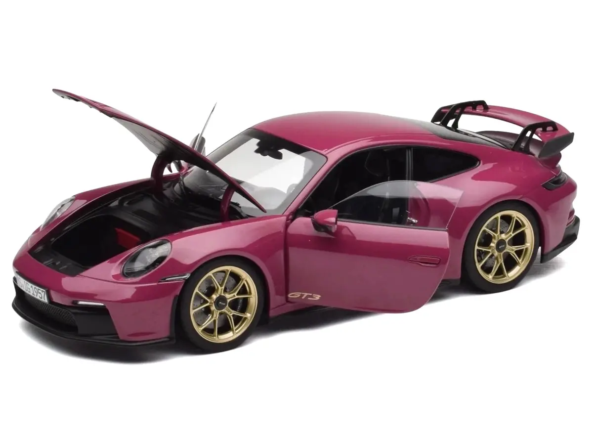 2021 Porsche 911 Gt3 Ruby Star Neo 1/18 Diecast Model Car By Norev 2